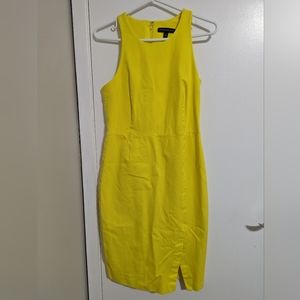 Yellow business dress